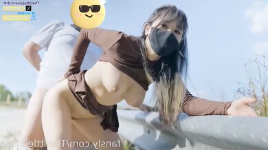 【新作】【完整版】Fansly 小水水(Thelittlejuicer) 110分钟 公路旅行vlog 户外啪啪 潮吹